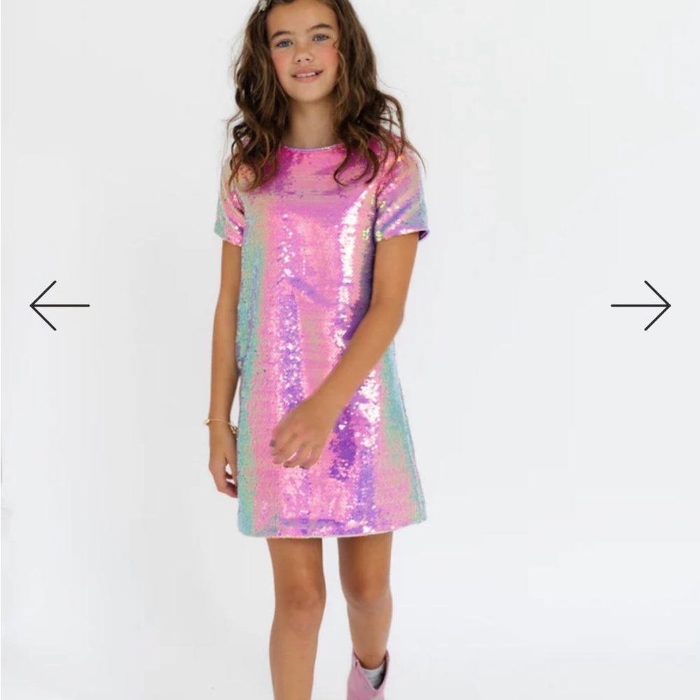 Lola + the Boys Lavender Haze Sequin Dress